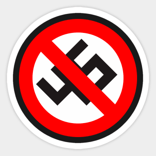 anti 45 anti nazi Sticker